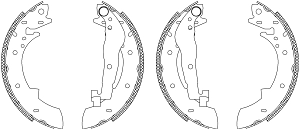 TEXTAR Fékpofa 83030404_TEXTAR