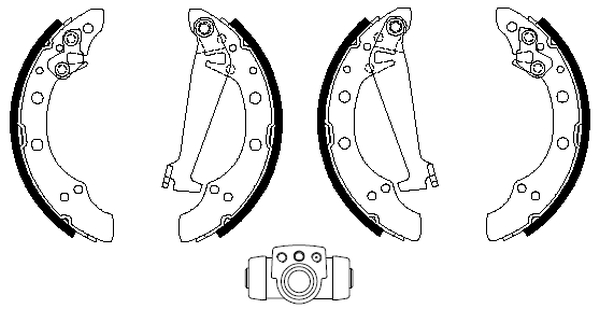 TEXTAR Fékpofa 83044704_TEXTAR