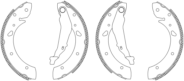 TEXTAR Fékpofa 83053400_TEXTAR