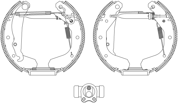 TEXTAR Fékpofa 84033000_TEXTAR