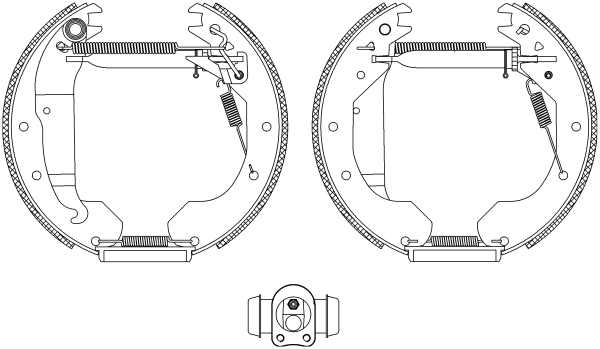 TEXTAR Fékpofa 84033200_TEXTAR