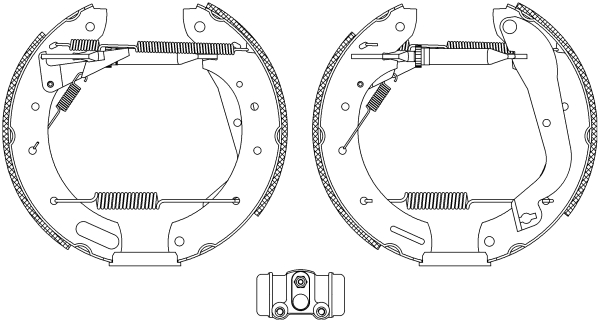 TEXTAR Fékpofa 84055801_TEXTAR