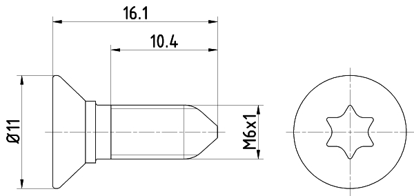 TEXTAR Csavar, féktárcsához TPM0008_TEXTAR