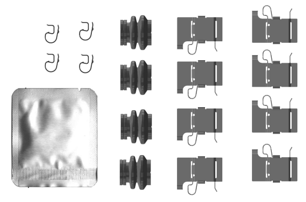 TEXTAR Tartozékkészlet, tárcsafékbetét 82555200_TEXTAR