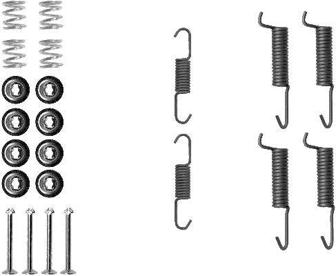 TEXTAR Tartozékkészlet, fékpofa 97012700_TEXTAR