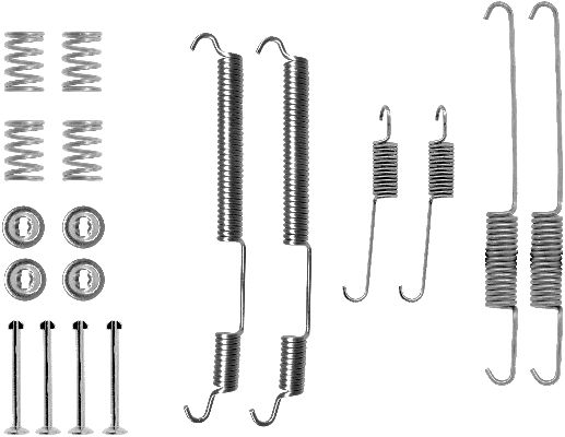 TEXTAR Tartozékkészlet, fékpofa 97013800_TEXTAR