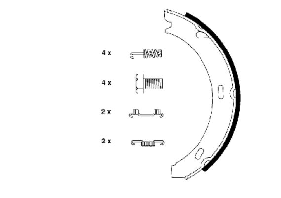 TEXTAR Fékpofa 91032800_TEXTAR