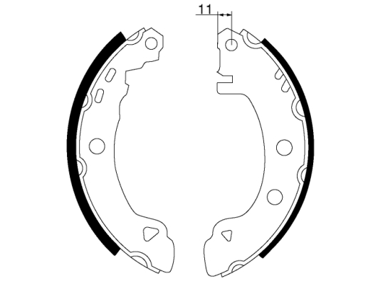 TEXTAR Fékpofa 91046500_TEXTAR