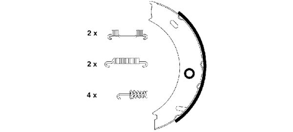 TEXTAR Fékpofa 91057900_TEXTAR