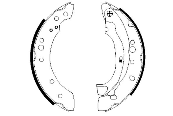 TEXTAR Fékpofa 91059800_TEXTAR