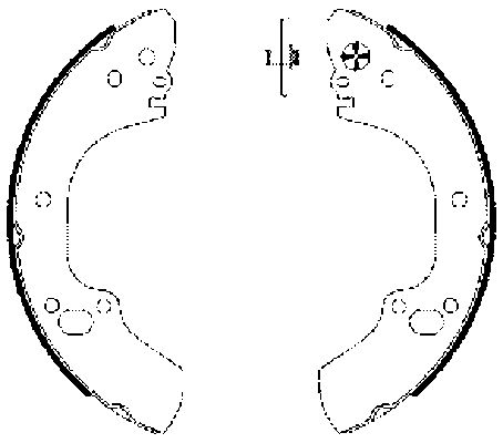 TEXTAR Fékpofa 91063400_TEXTAR