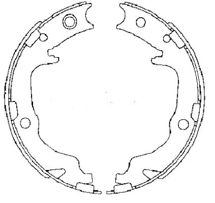 TEXTAR Fékpofa 91073400_TEXTAR