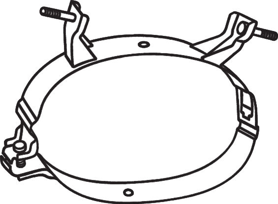 BOSAL Kipufogóbilincs 251-016_BOSAL