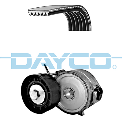 DAYCO KPV419_DAYCO Hosszbordásszíj készlet