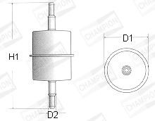 CHAMPION Üzemanyagszűrő L101/606