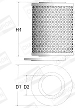 CHAMPION Üzemanyagszűrö betét L135/606