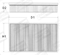 CHAMPION Levegőszűrő CAF100589P