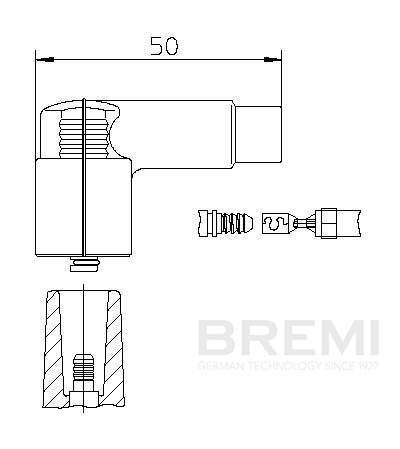 BREMI Gyertyapipa 10206VW1_BRE