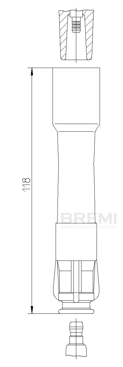 BREMI Gyertyapipa 13249A1.8_BRE