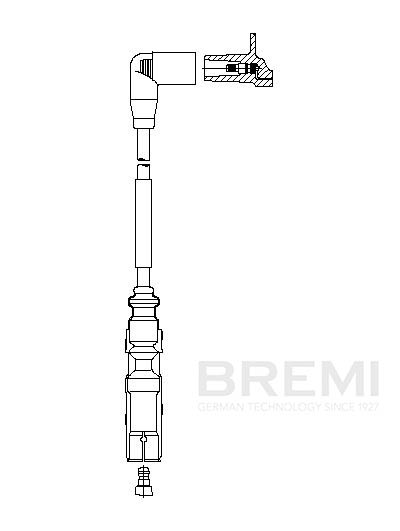 BREMI Gyújtókábel 162E66_BRE