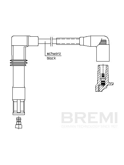 BREMI Gyújtókábel 1A13E47_BRE