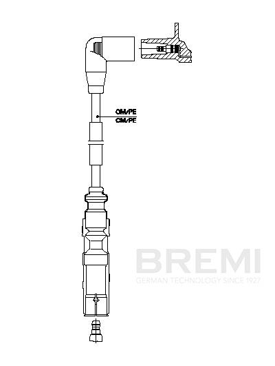 BREMI Gyújtókábel 1A22E26_BRE