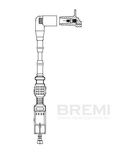 BREMI Gyújtókábel 1A28F59_BRE