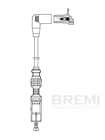 BREMI Gyújtókábel 1A28/61_BRE