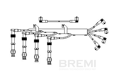 BREMI Gyújtókábel készlet 473/100_BRE