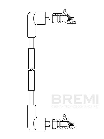 BREMI Gyújtókábel 820E50_BRE