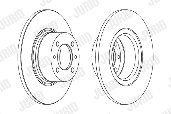 JURID Első féktárcsa 561074J_JURID