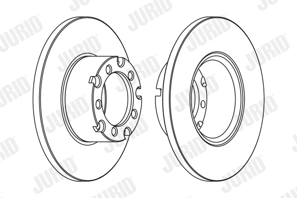 JURID Első féktárcsa 561135JC_JURID