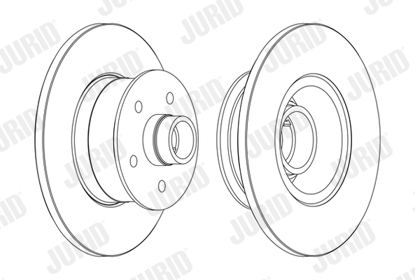 JURID Első féktárcsa 561252JC_JURID
