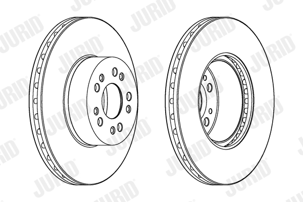 JURID Első féktárcsa 561573JC-1_JURID