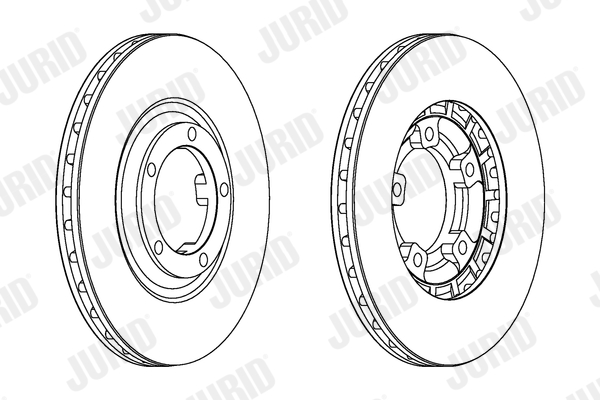 JURID Első féktárcsa 561580JC_JURID