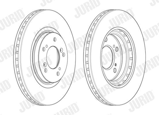 JURID Első féktárcsa 562283JC_JURID