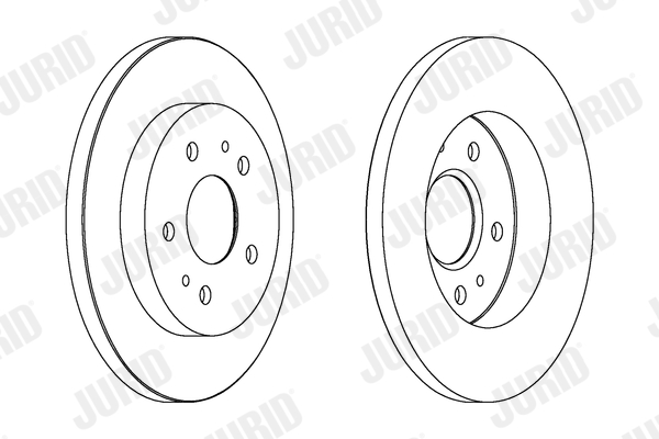 JURID Első féktárcsa 562291JC_JURID