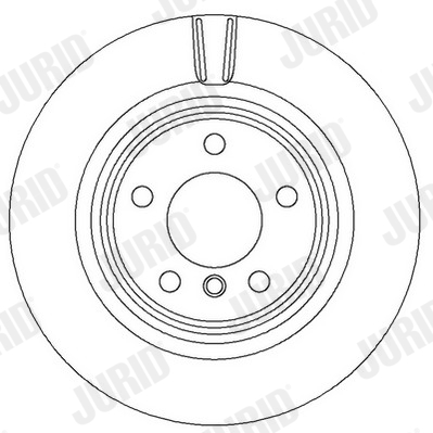 JURID Hátsó féktárcsa 562355J_JURID