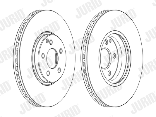 JURID Első féktárcsa 562728JC_JURID