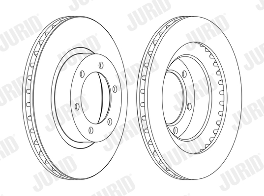 JURID Első féktárcsa 562743JC_JURID