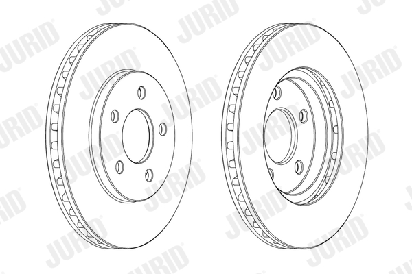 JURID Első féktárcsa 563084JC_JURID