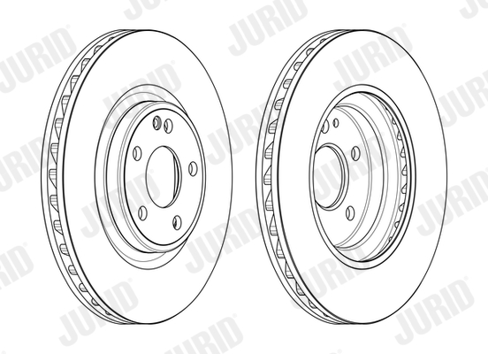 JURID Első féktárcsa 563163JC_JURID