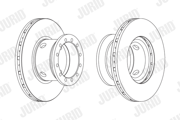 JURID Első féktárcsa 567123J_JURID