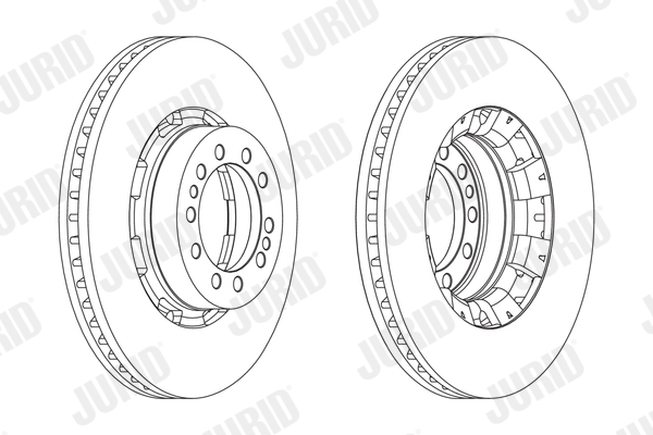 JURID Első féktárcsa 567952J_JURID