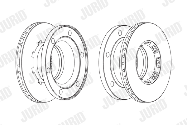 JURID Első féktárcsa 567956J_JURID