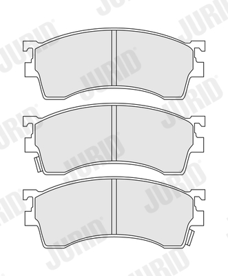JURID Első fékbetét 572434J_JURID