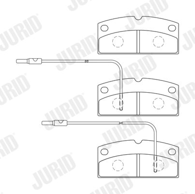JURID Fékbetét, mind 573750J_JURID