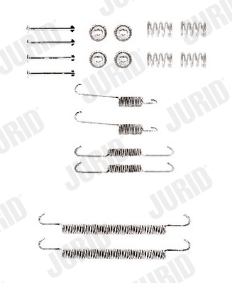 JURID Tartozékkészlet, fékpofa 771285J_JURID