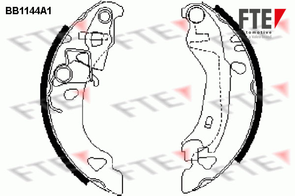 FTE Fékpofa 9100025_FTE