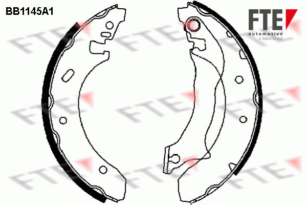 FTE Fékpofa 9100026_FTE